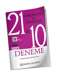 2023 KPSS Eğitim Bilimleri 21x10 Öğretim İlke ve Yöntemleri Deneme