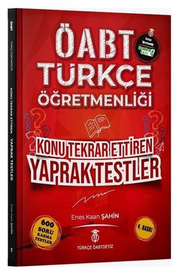 ÖABT Türkçe Öğretmenliği Konu Tekrar Ettiren Yaprak Testler 