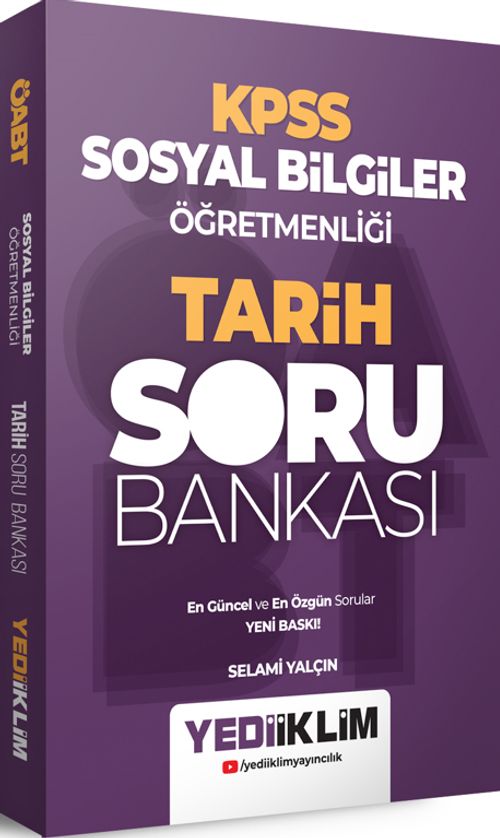 ÖABT Sosyal Bilgiler Öğretmenliği Tarih Tamamı Çözümlü Soru Bankası 