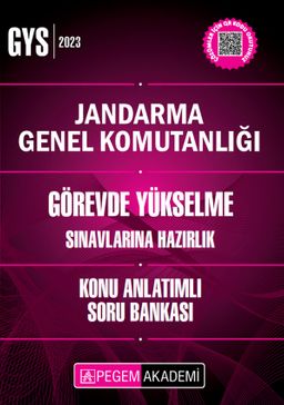 2023 Jandarma Genel Komutanlığı Gys Konu Anlatımlı Soru Bankası