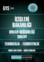 2023 İçişleri Bakanlığı Unvan Değişikliği Sınavı Teknikerlik-Teknisyenlik Konu Anlatımlı Soru Bankası