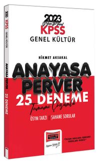 2023 KPSS Anayasaperver Tamamı Çözümlü 25 Deneme 