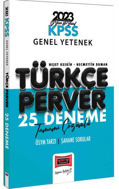 2023 KPSS Türkçeperver Tamamı Çözümlü 25 Deneme 