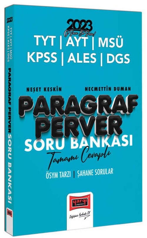 2023 KPSS Paragrafperver Tamamı Çözümlü Soru Bankası 