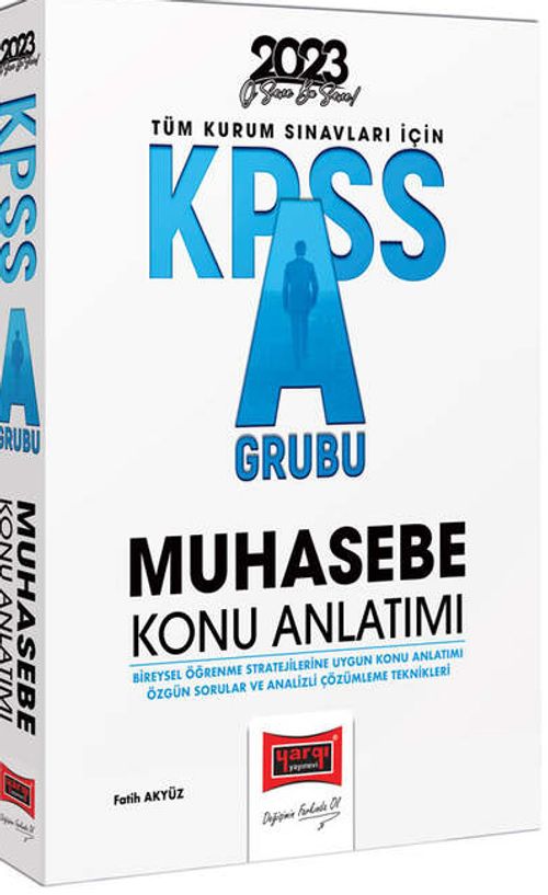 2023 KPSS A Grubu Muhasebe Konu Anlatımı 