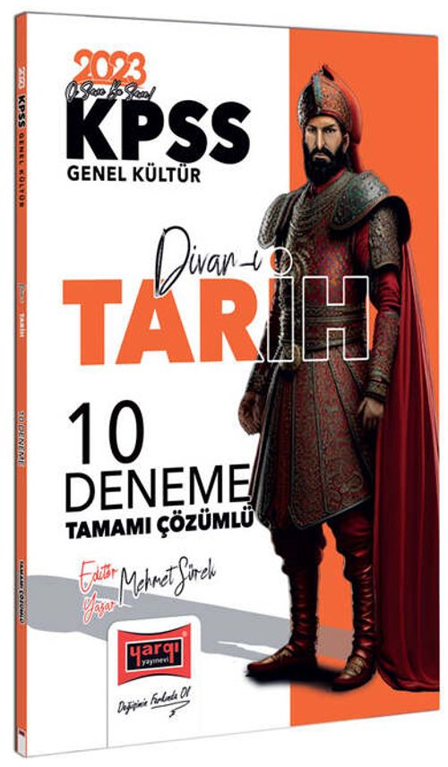 2023 KPSS Divan-ı Tarih Tamamı Çözümlü 10 Deneme 