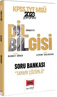 2023 KPSS Divan-ı Dil Bilgisi Tamamı Çözümlü Soru Bankası 
