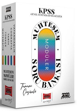 2023 KPSS Genel Yetenek Genel Kültür Muhteşem Modüler Soru Bankası Seti 