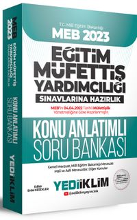 2023 MEB Eğitim Müfettiş Yardımcılığı Sınavlarına Hazırlık Konu Anlatımlı Soru Bankası