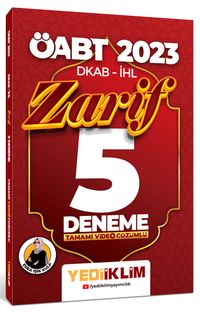 2023 ÖABT DKAP- İHL Zarif Tamamı Video Çözümlü 5 Deneme
