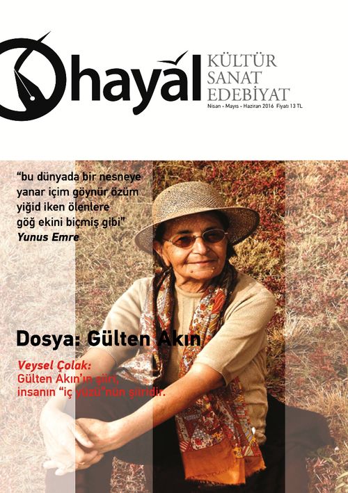 Hayal Kültür Sanat Edebiyat Dergisi Sayı:57 Nisan-Mayıs-Haziran 2016
