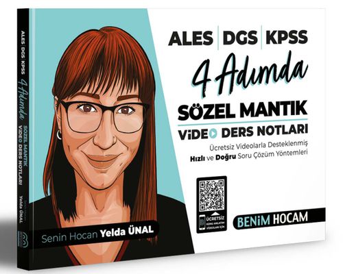 2023 ALES - DGS - KPSS 4 Adımda Sözel Mantık Video Ders Notları 
