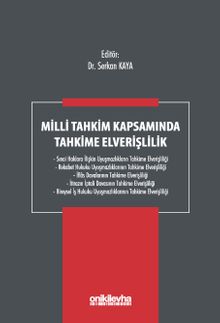 Milli Tahkim Kapsamında Tahkime Elverişlilik