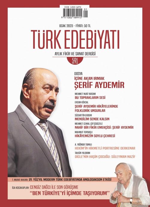 Türk Edebiyatı Aylık Fikir ve Sanat Dergisi Sayı: 591 Ocak 2023