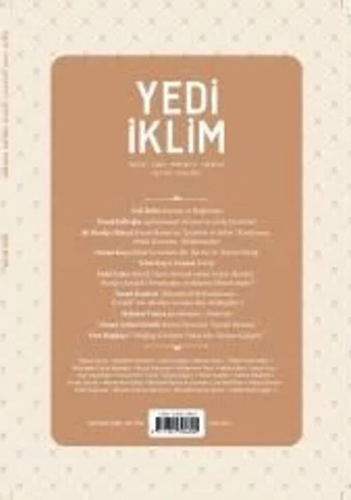 7edi İklim Sayı:394 Ocak 2023 Kültür Sanat Medeniyet Edebiyat Dergisi