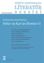 Türkiye Araştırmaları Literatür Dergisi Bahar 2012 Cilt 10 Sayı:19-20