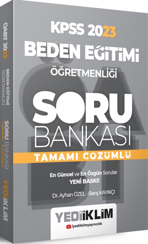 2023 ÖABT Beden Eğitimi Öğretmenliği Spor Kütüphanesi Tamamı Çözümlü Soru Bankası