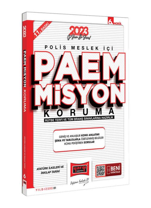 2023 Yıldız Serisi PAEM Misyon Koruma Rütbe Terfi ve Tüm Branş Sınavlarına Hazırlık Atatürk İlkeleri ve İnkılap Tarihi Konu Anlatımı  (Modül 6)