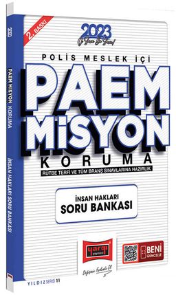 2023 Yıldız Serisi PAEM Misyon Koruma Rütbe ve Terfi Sınavlarına Hazırlık İnsan Hakları Soru Bankası 