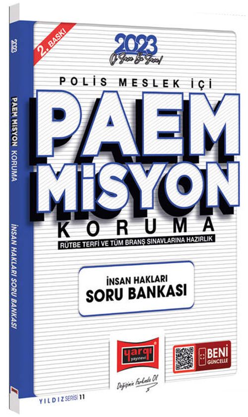 2023 Yıldız Serisi PAEM Misyon Koruma Rütbe ve Terfi Sınavlarına Hazırlık İnsan Hakları Soru Bankası