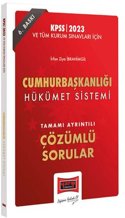 2023 KPSS ve Tüm Kurum Sınavları İçin Cumhurbaşkanlığı Hükümet Sistemi Tamamı Ayrıntılı Çözümlü Sorular 