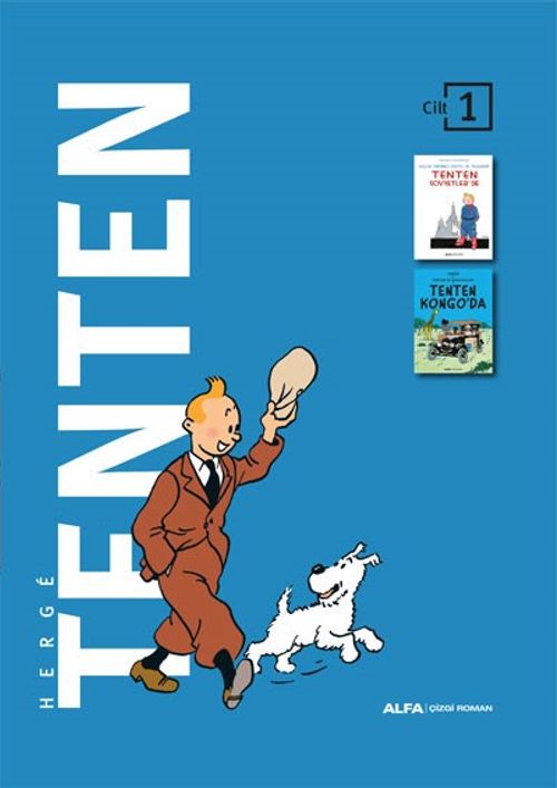 Tenten'in Maceraları 1 (Ciltli) (İki Kitap Birarada)