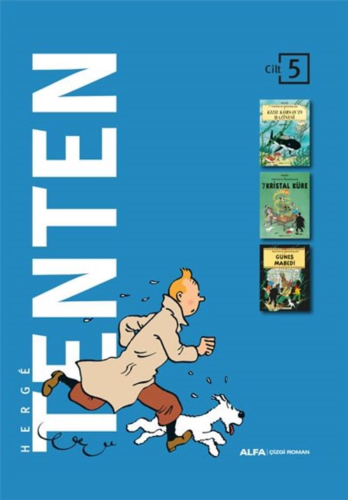 Tenten'in Maceraları 5 (Ciltli) (Üç Kitap Birarada)