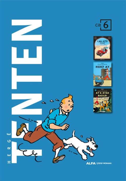 Tenten'in Maceraları 6 (Ciltli) (Üç Kitap Birarada)