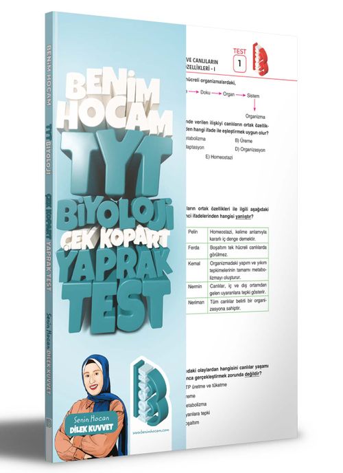 TYT Biyoloji Çek Kopar Yaprak Test 
