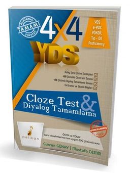 4x4 YDS Seti 3. Kitap Cloze Test Diyalog Tamamlama