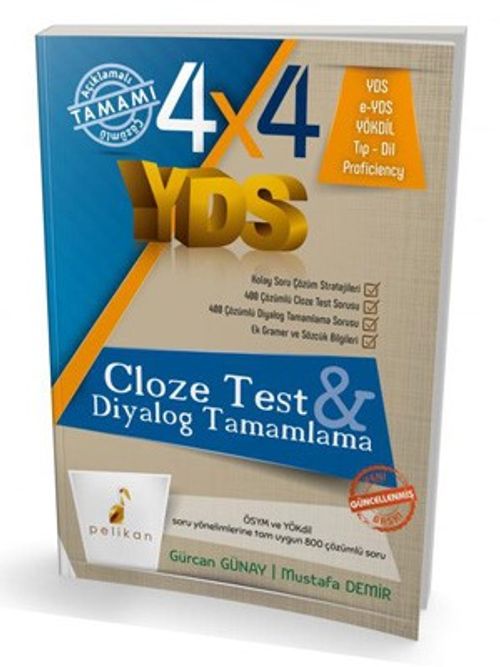 4x4 YDS Seti 3. Kitap Cloze Test Diyalog Tamamlama