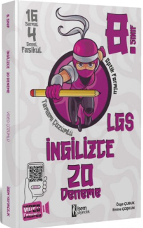 8. Sınıf İngilizce 20 Deneme