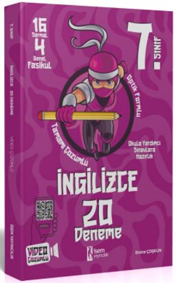 7. Sınıf İngilizce 20 Deneme