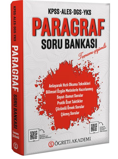 KPSS ALES DGS YKS Paragraf Soru Bankası