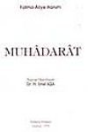 Muhadarat (9-D-10 )
