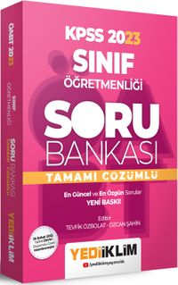 2023 ÖABT Sınıf Öğretmenliği Tamamı Çözümlü Soru Bankası 