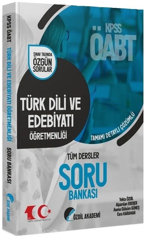 2023 ÖABT Türk Dili ve Edebiyatı Öğretmenliği Soru Bankası Çözümlü