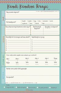Kendi Kendine Terapi & 60 Çalışma Sayfasından Oluşan Bloknot