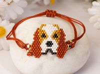 Köpek Figürlü Bileklik (Miyuki 121)