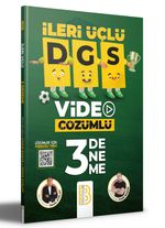 DGS İleri Üçlü Video Çözümlü 3 Deneme