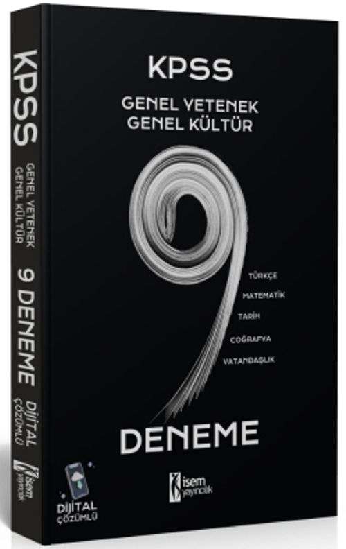2023 KPSS Genel Yetenek Genel Kültür 9 Deneme