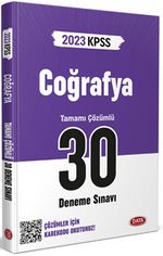 2023 KPSS Coğrafya 30 Deneme Sınavı Karekod Çözümlü