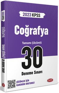 2023 KPSS Coğrafya 30 Deneme Sınavı Karekod Çözümlü