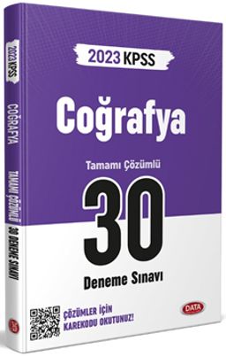 2023 KPSS Coğrafya 30 Deneme Sınavı Karekod Çözümlü