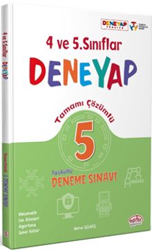 4 ve 5. Sınıflar Deneyap Tamamı Çözümlü 5 Fasikül Deneme 