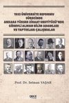 1933 Üniversite Reformu Sürecinde Ankara Yüksek Ziraat Enstitüsü’nde Görevli Alman Bilim Adamları ve Yaptıkları Çalışmalar