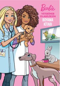 Barbie Veteriner Olabilirsin Boyama Kitabı