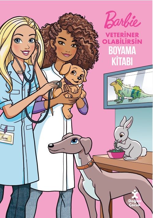 Barbie Veteriner Olabilirsin Boyama Kitabı