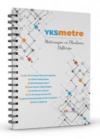 YKSMetre Motivasyon ve Planlama Defteri / Günlük ve Haftalık Planlayıcı