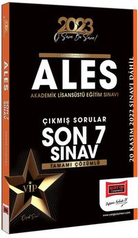 2023 ALES Tamamı Çözümlü Son 7 Sınav Çıkmış Sorular